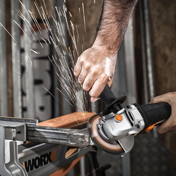 WORX WX717 750Watt 115mm Profesyonel Avuç Taşlama - Resim 4