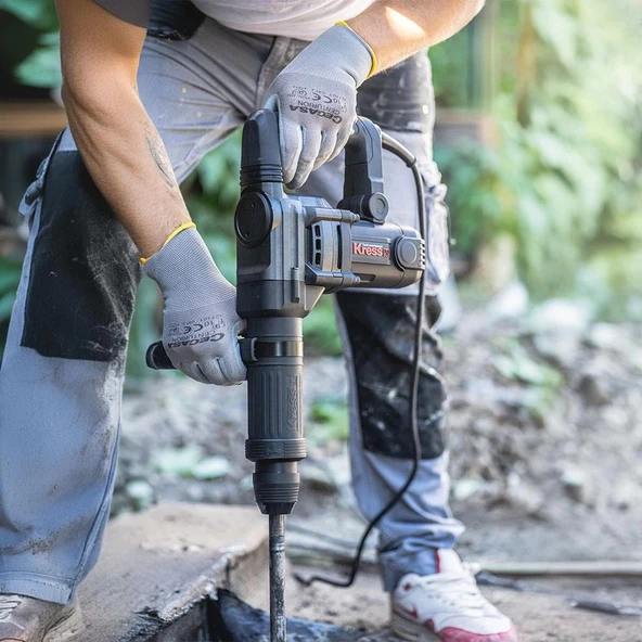 Kress KUX21 1050Watt 7.5 Joule 38MM Profesyonel SDS-Max Kırıcı/Delici - Resim 4
