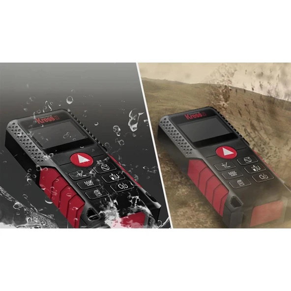 Kress KI201 70m Profesyonel Çok Fonksiyonlu Lazer Metre - Resim 8