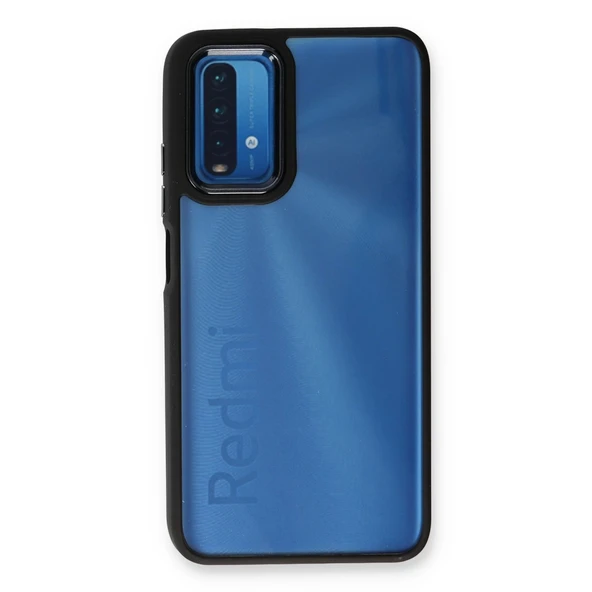 Xiaomi Redmi 9t Kılıf Dora Kapak - Siyah - Resim 2