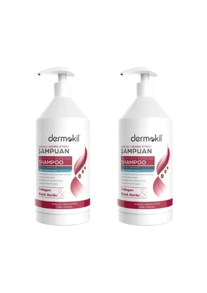 Dermokil Dermokil Sağlıklı Uzatma Etkili Şampuan Set 2x1000 ml ürün görseli 1