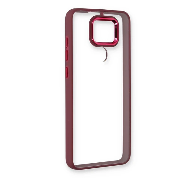 Xiaomi Redmi Note 9 Kılıf Dora Kapak - Kırmızı - Resim 4