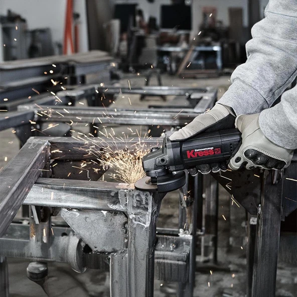 Kress KUS05P 900Watt 115mm Profesyonel Avuç Taşlama - Resim 9