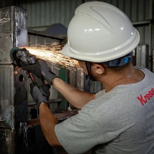 Kress KUS10P 900Watt 125mm Profesyonel Avuç Taşlama - Resim 4