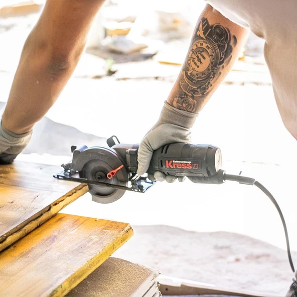 Kress KUV12P 710Watt 120MM Profesyonel Çok Amaçlı Daire Testere - Resim 4