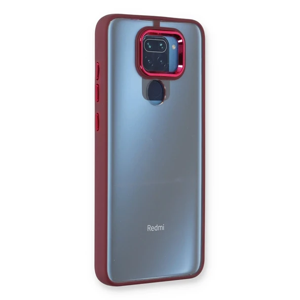 Xiaomi Redmi Note 9 Kılıf Dora Kapak - Kırmızı ürün görseli 1