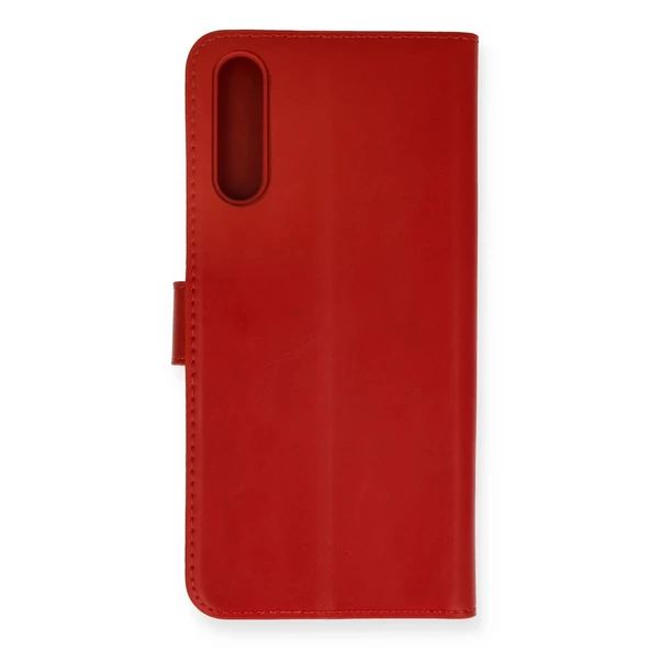 Huawei P Smart S Kılıf Trend S Plus Kapaklı Kılıf - Kırmızı ürün görseli 1