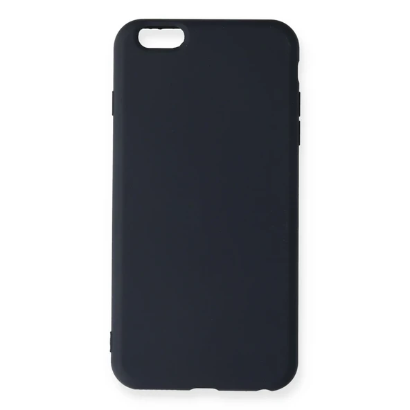 İphone 6 Plus Kılıf Nano İçi Kadife Silikon - Lacivert ürün görseli 1