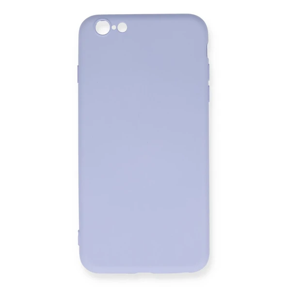 İphone 6 Plus Kılıf Nano İçi Kadife Silikon - Lila ürün görseli 1