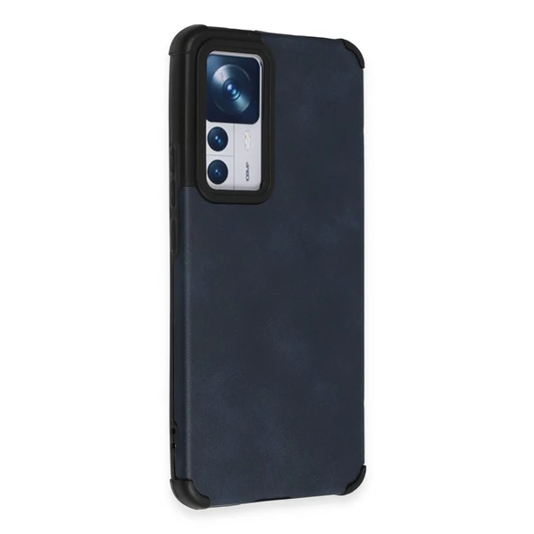 Xiaomi Mi 12t Kılıf Loop Deri Silikon - Lacivert - Resim 2