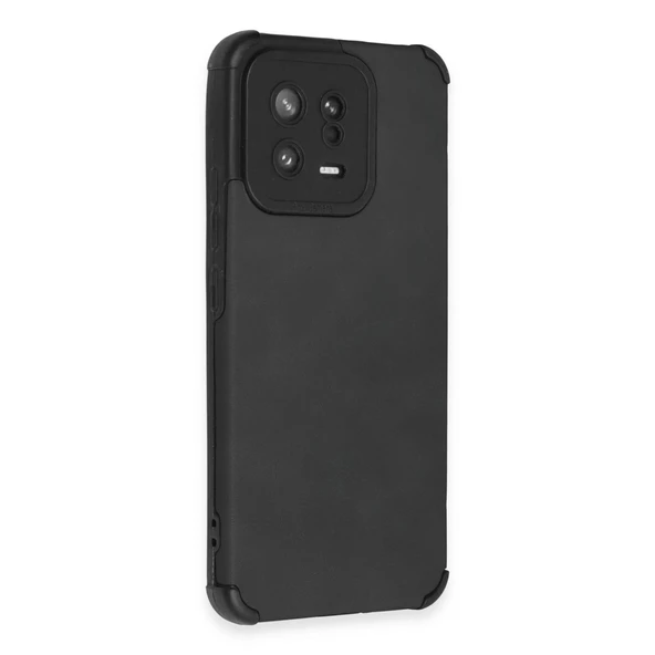 Xiaomi Mi 13 Kılıf Loop Deri Silikon - Siyah - Resim 2