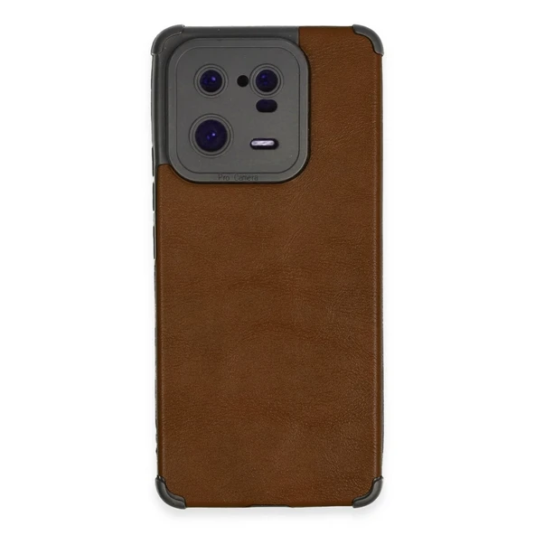 Xiaomi Mi 13 Pro Kılıf Loop Deri Silikon - Kahverengi ürün görseli 1