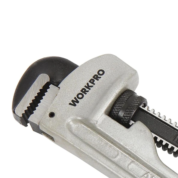 WORKPRO WP302006 250MM Alüminyum Saplı Stilson Profesyonel Boru Anahtarı - Resim 3