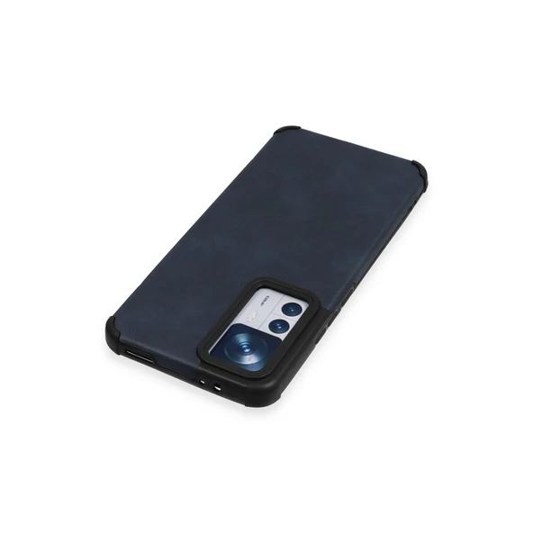 Xiaomi Mi 12t Kılıf Loop Deri Silikon - Lacivert - Resim 3