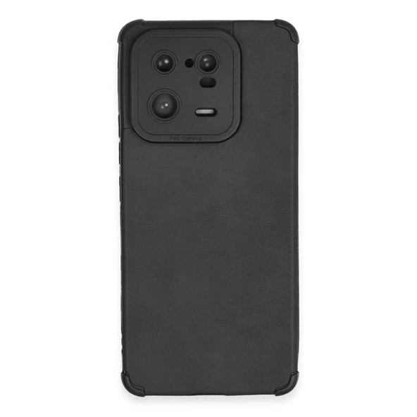 Xiaomi Mi 13 Pro Kılıf Loop Deri Silikon - Siyah ürün görseli 1