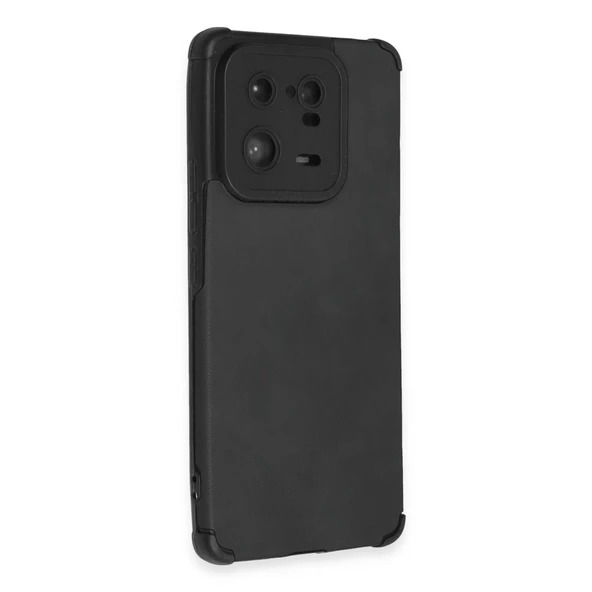 Xiaomi Mi 13 Pro Kılıf Loop Deri Silikon - Siyah - Resim 2