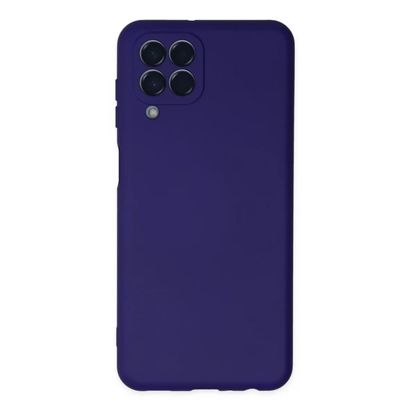 Samsung Galaxy M33 Kılıf Nano İçi Kadife Silikon - Mor ürün görseli 1
