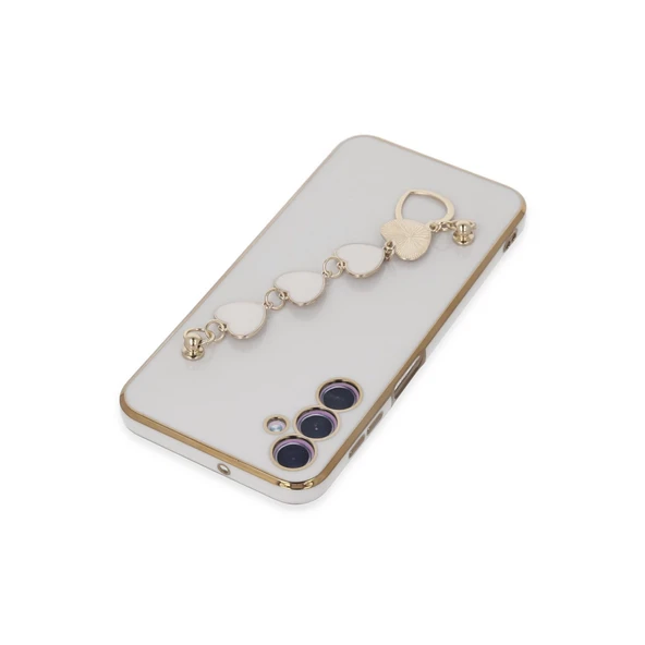 Samsung Galaxy A24 4g Kılıf Esila Silikon - Beyaz - Resim 5