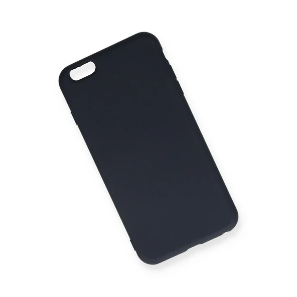 İphone 6 Plus Kılıf Nano İçi Kadife Silikon - Lacivert - Resim 3