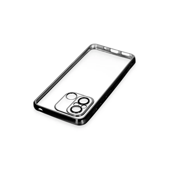 Xiaomi Redmi 12c Kılıf Razer Lensli Silikon - Siyah - Resim 4