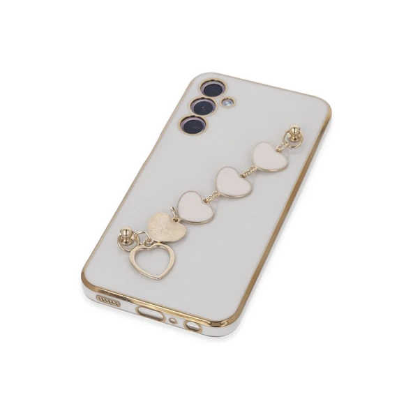 Samsung Galaxy A24 4g Kılıf Esila Silikon - Beyaz - Resim 6