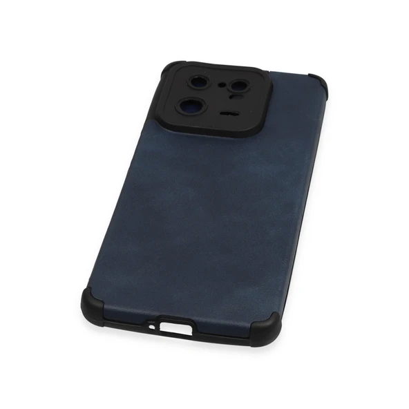 Xiaomi Mi 13 Pro Kılıf Loop Deri Silikon - Lacivert - Resim 4