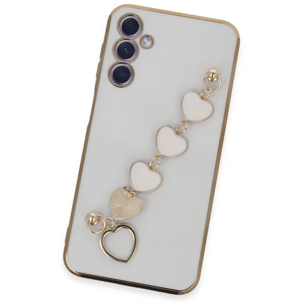 Samsung Galaxy A24 4g Kılıf Esila Silikon - Beyaz - Resim 3