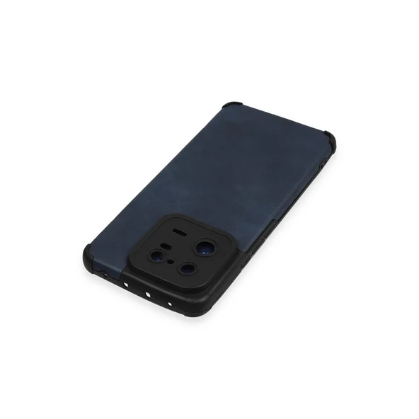 Xiaomi Mi 13 Pro Kılıf Loop Deri Silikon - Lacivert - Resim 3