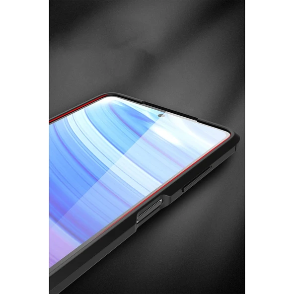 Xiaomi Pocophone X3 Kılıf Auto Focus Kapak - Kırmızı - Resim 5