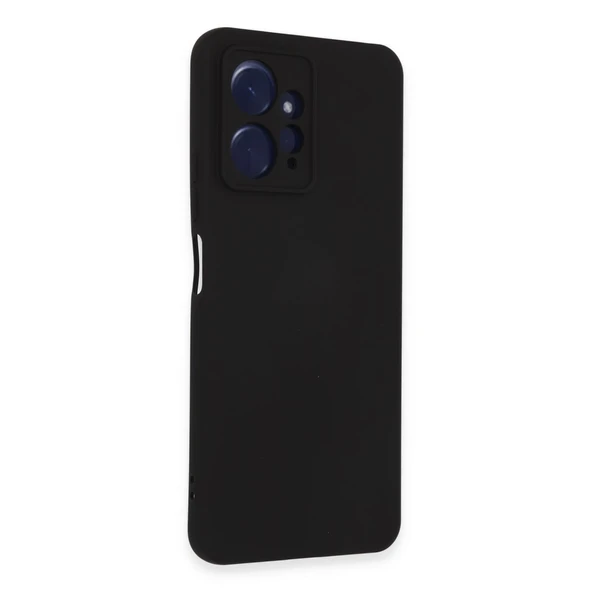 Xiaomi Redmi Note 12 4g Kılıf Nano İçi Kadife Silikon - Siyah - Resim 2