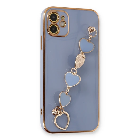 İphone 12 Kılıf Esila Silikon - Gri ürün görseli 1