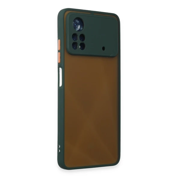 Xiaomi Poco X4 Pro 5g Kılıf Montreal Silikon Kapak - Yeşil - Resim 2