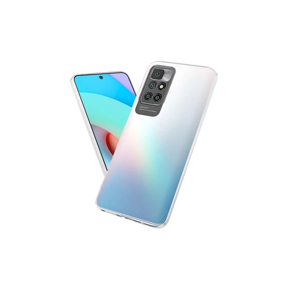 Xiaomi Redmi 10 2022 Kılıf Lüx Şeffaf Silikon - Resim 2