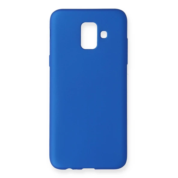 Samsung Galaxy A6 2018 Kılıf First Silikon - Mavi ürün görseli 1