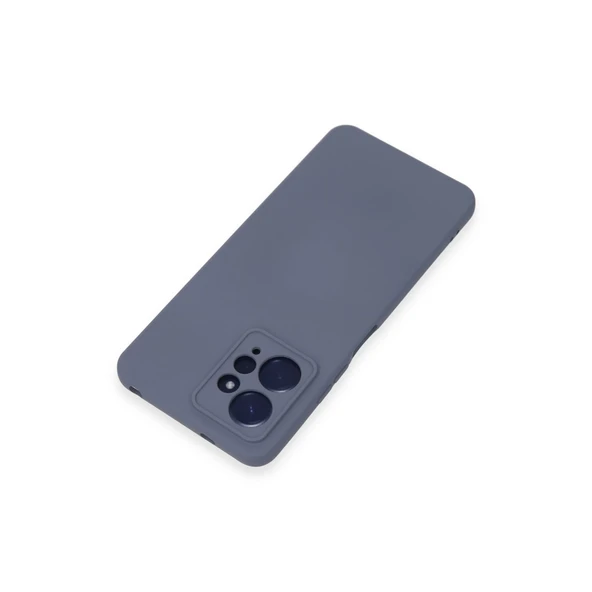 Xiaomi Redmi Note 12 4g Kılıf Nano İçi Kadife Silikon - Gri - Resim 3