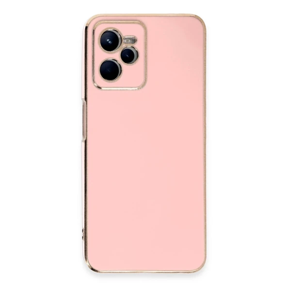 Realme C35 Kılıf Volet Silikon - Pembe ürün görseli 1