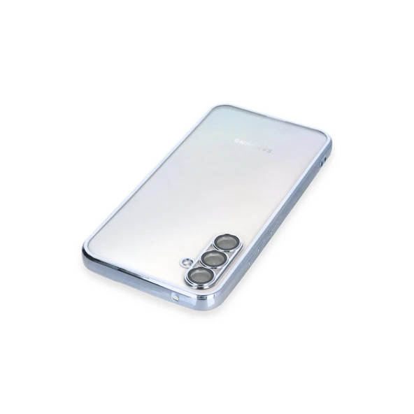 Samsung Galaxy A34 5g Kılıf Razer Lensli Silikon - Açık Mavi - Resim 3