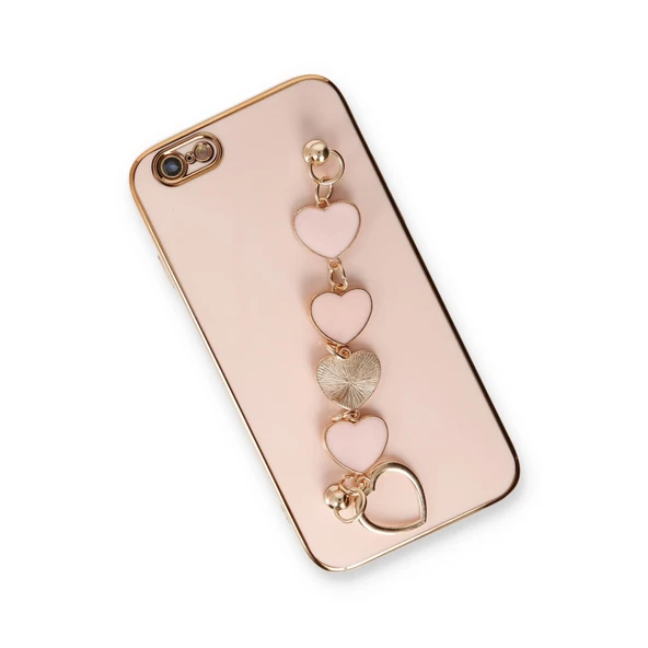 İphone 6 Kılıf Esila Silikon - Pudra - Resim 3