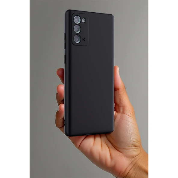 Samsung Galaxy Note 20 Kılıf First Silikon - Bordo - Resim 2