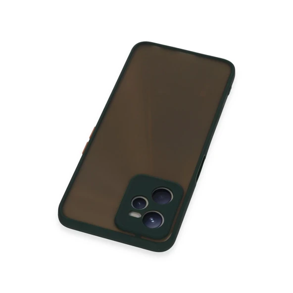 Realme C35 Kılıf Montreal Silikon Kapak - Yeşil - Resim 3