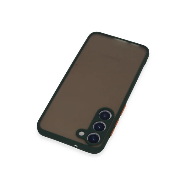 Samsung Galaxy S23 Plus Kılıf Montreal Silikon Kapak - Yeşil - Resim 3