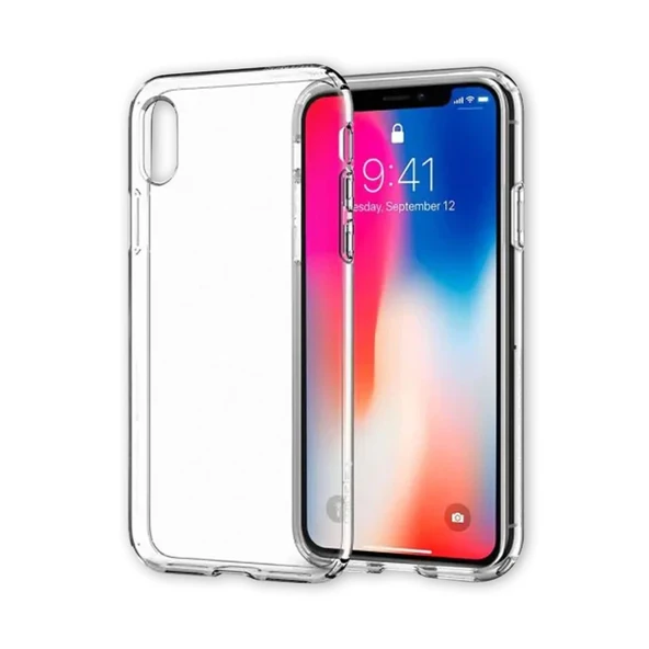 İphone Xs Max Kılıf Lüx Şeffaf Silikon ürün görseli 1
