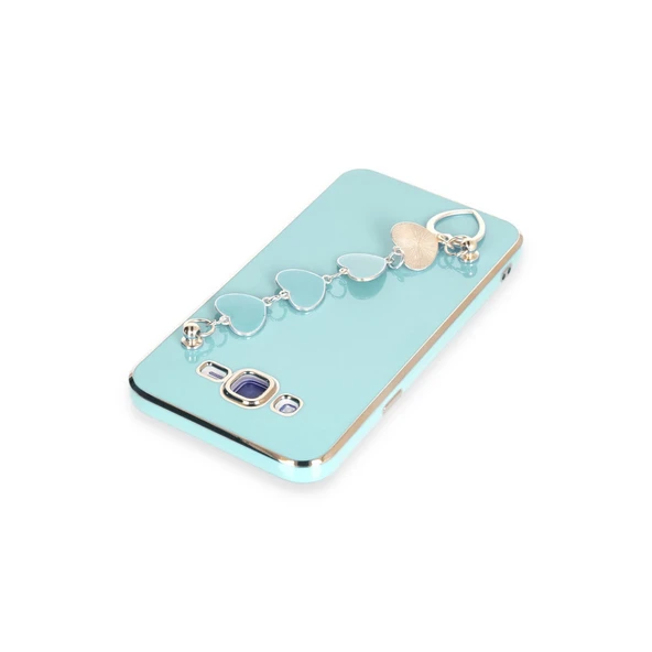 Samsung Galaxy J7 Kılıf Esila Silikon - Su Yeşili - Resim 3