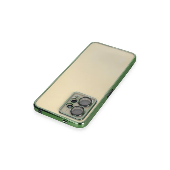 Xiaomi Redmi Note 12 4g Kılıf Razer Lensli Silikon - Yeşil - Resim 3