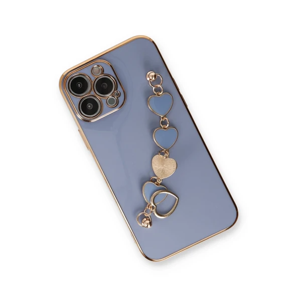 İphone 13 Pro Max Kılıf Esila Silikon - Gri - Resim 3