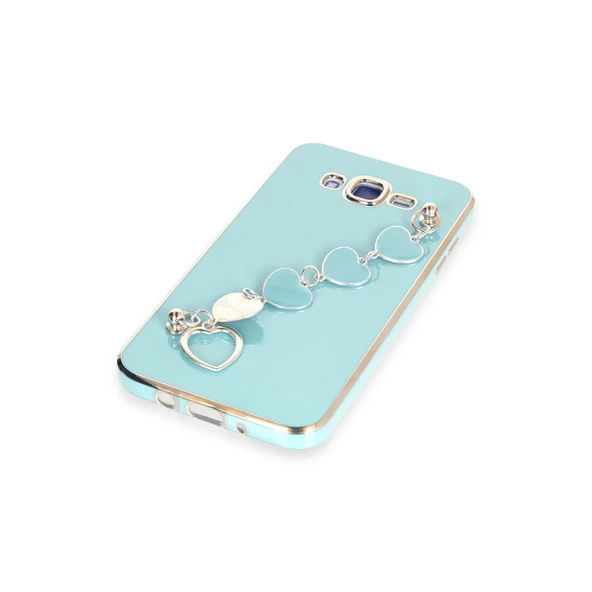 Samsung Galaxy J7 Kılıf Esila Silikon - Su Yeşili - Resim 4