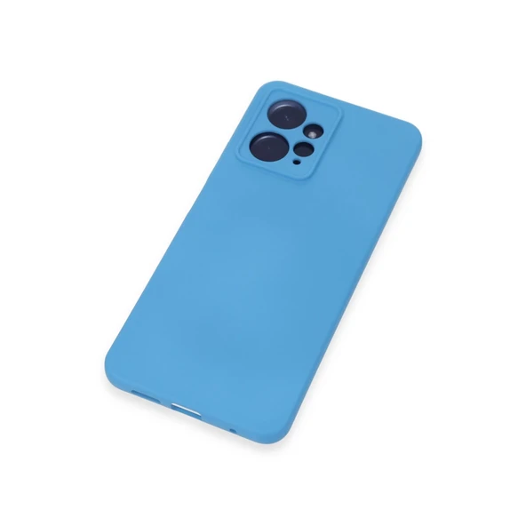 Xiaomi Redmi Note 12 4g Kılıf Nano İçi Kadife Silikon - Mavi - Resim 4