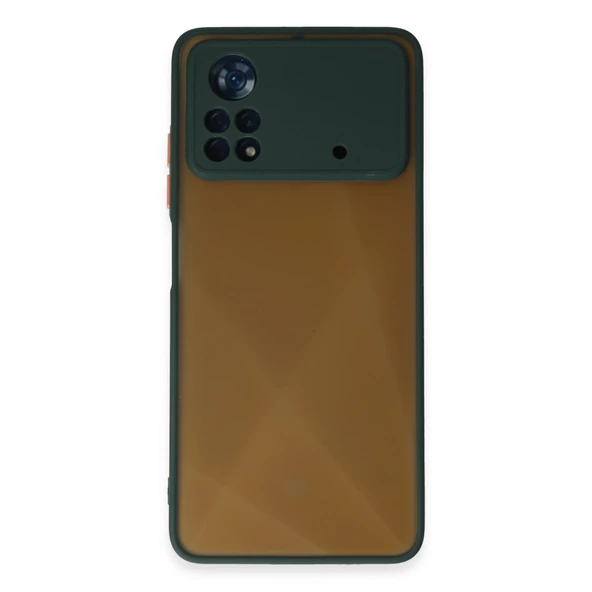 Xiaomi Poco X4 Pro 5g Kılıf Montreal Silikon Kapak - Yeşil ürün görseli 1