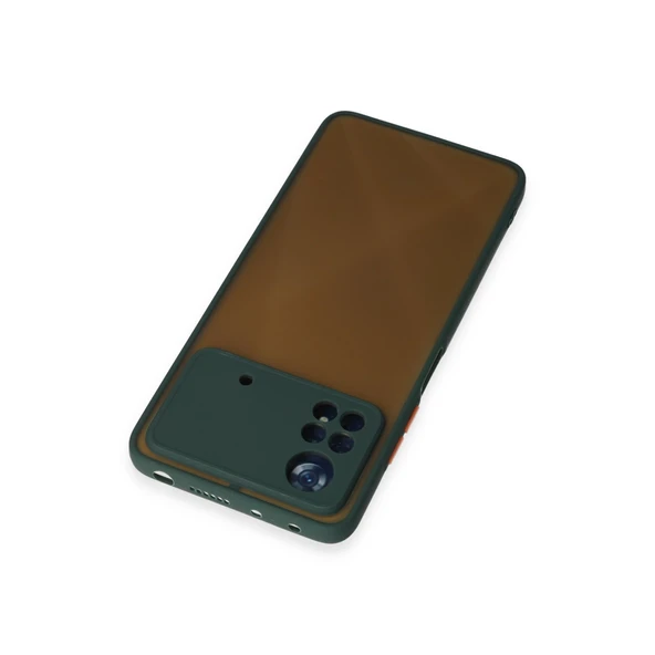 Xiaomi Poco X4 Pro 5g Kılıf Montreal Silikon Kapak - Yeşil - Resim 3