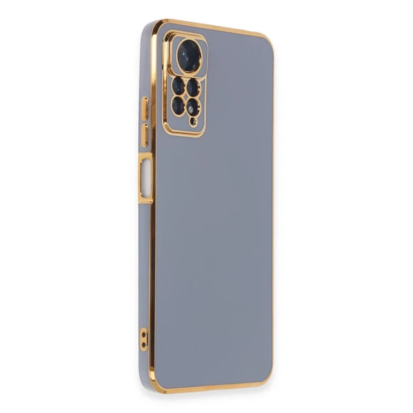 Xiaomi Redmi Note 12 Pro 4g Kılıf Volet Silikon - Mavi - Resim 2